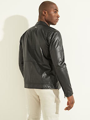 MARCIANO by GUESS® Leather Biker Jacket
