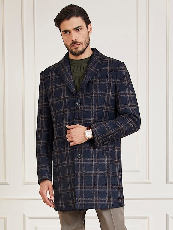 Guess men's overcoats clearance