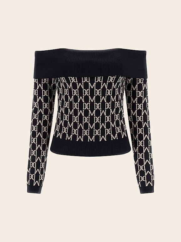 Fendi off shoulder sweater sale