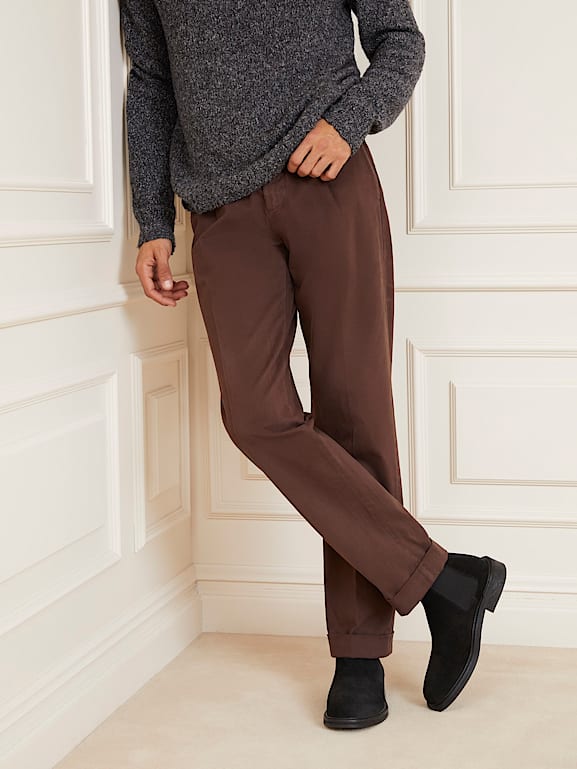 Pantalon chino droit homme shop