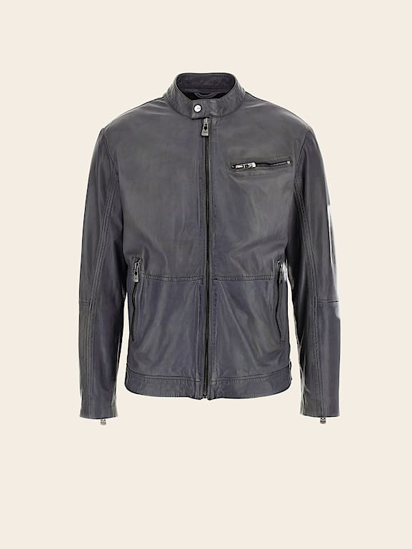 Marciano guess leather jacket discount