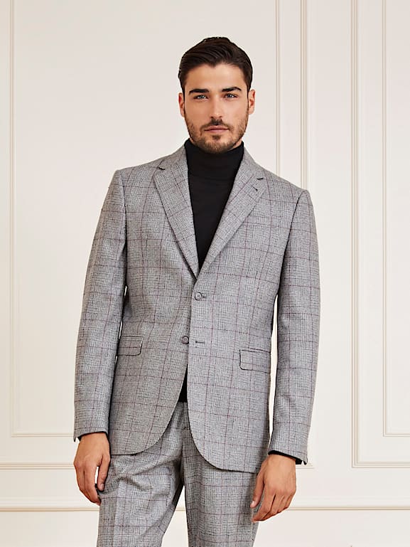 GUESS Blazer Pr ncipe de Gales Marciano