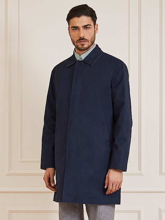 Guess mens trench coat online