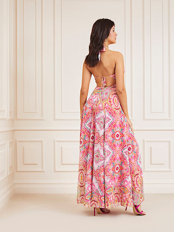 Robe longue imprim all over Marciano