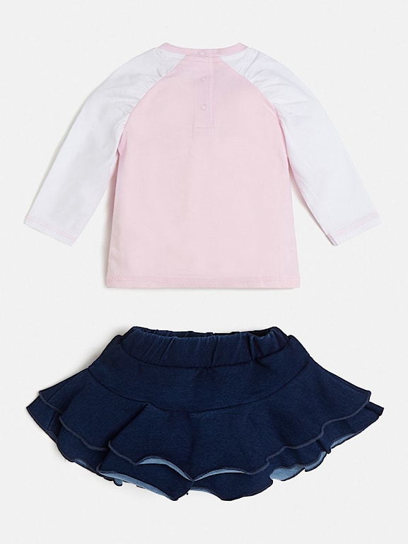 Rok met store shirt set