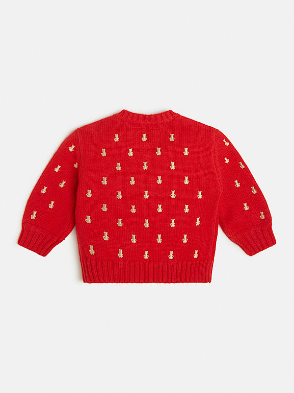Guess red jumper hot sale