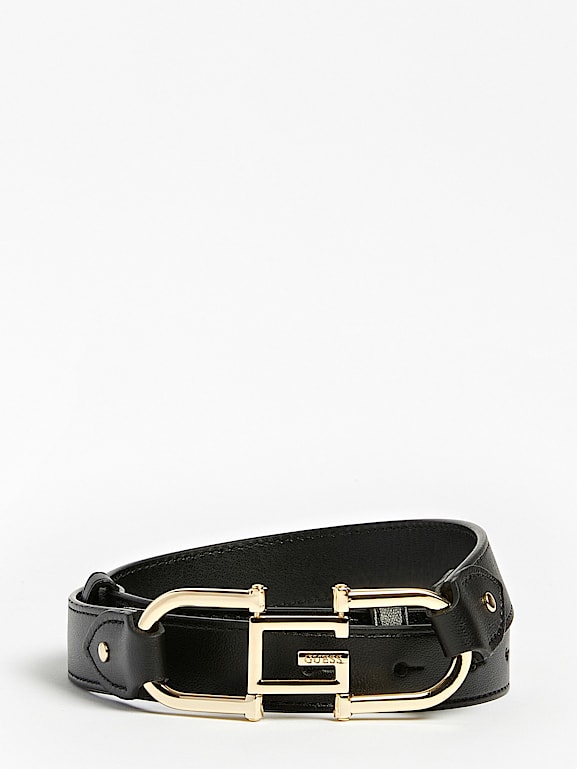 Fendi fabric logo belt discount