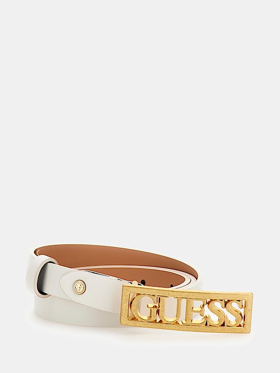 GUESS Mildred logo script belt