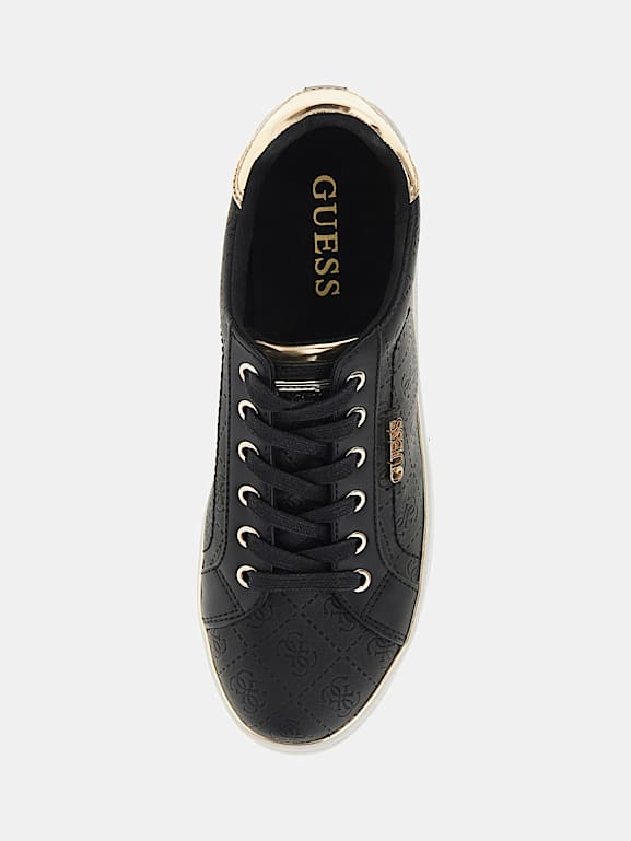 Zwarte guess sneakers dames sales