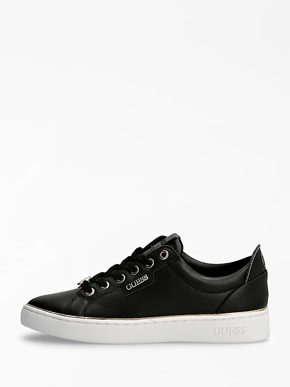 Guess beckie logo print sneaker on sale