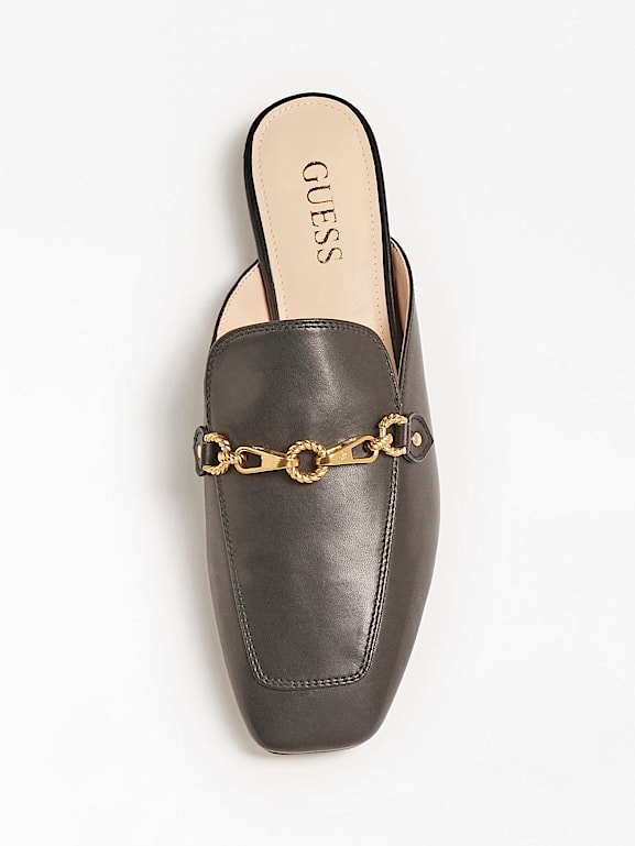 GUESS MARISA LEATHER BLEND SABOT