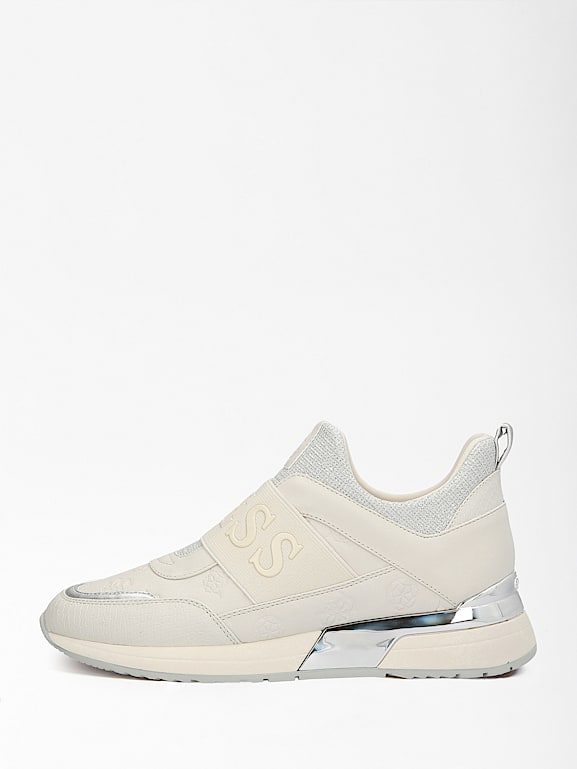 Maygin embossed logo running shoe Clearance