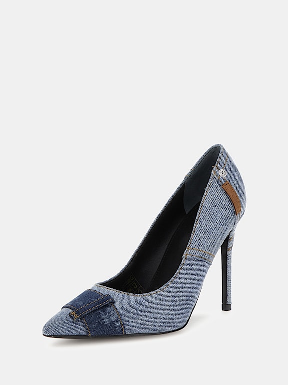 Guess clearance denim heels