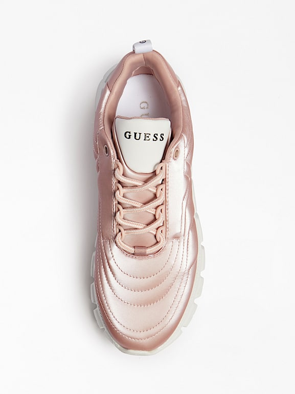 Guess shoes rose gold hotsell