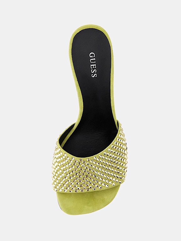 Guess glitter slides clearance