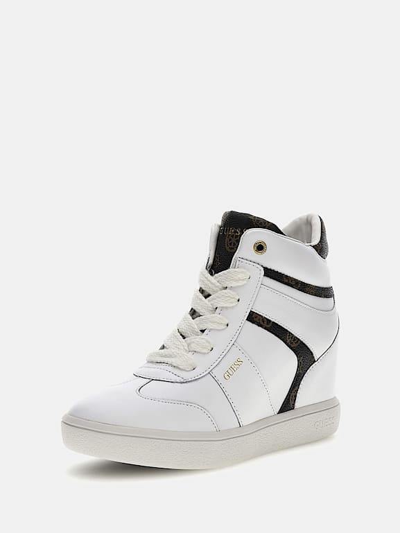 GUESS Sneaker compens e Morens cuir Femme