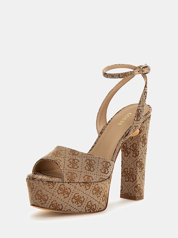 GUESS Sandale Rhinnae logo 4G Femme