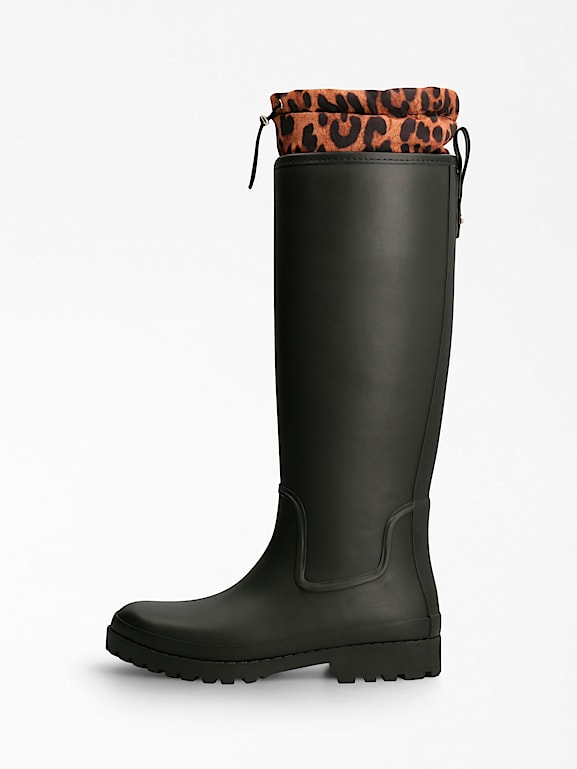 GUESS BOTTE PLUIE REISA ANIMALIER