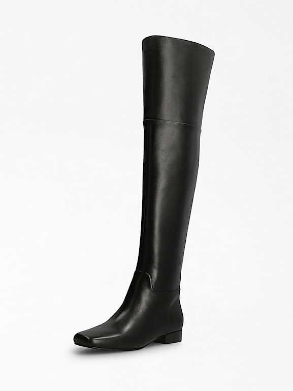 Guess clearance boots leather