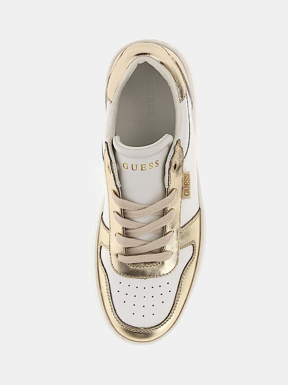 Guess leather sneakers shop