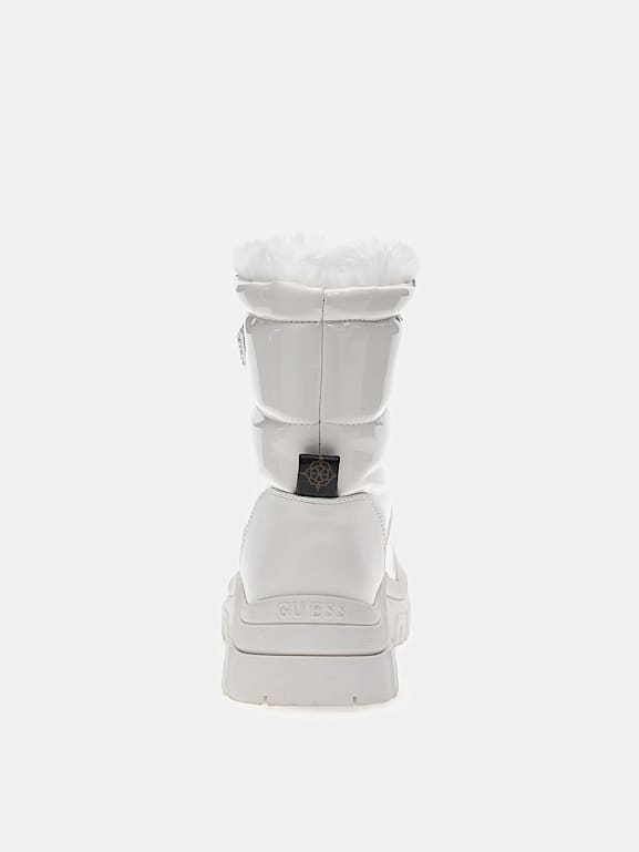 Guess patent leather boots new arrivals