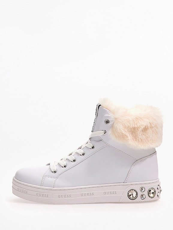 Hoge sneakers dames guess sales