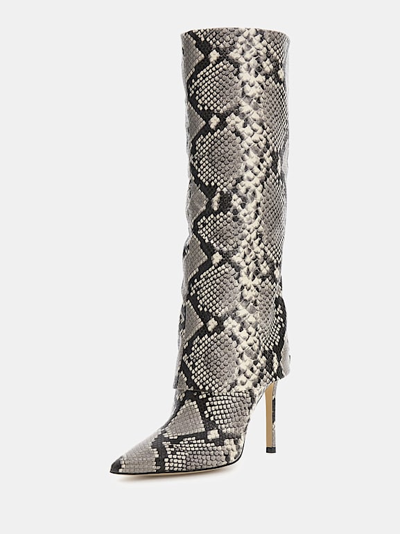 Bottes imprimé python hotsell