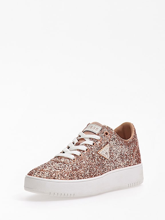 Guess sneakers glitter sales