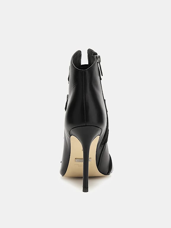Guess leather ankle boots sale