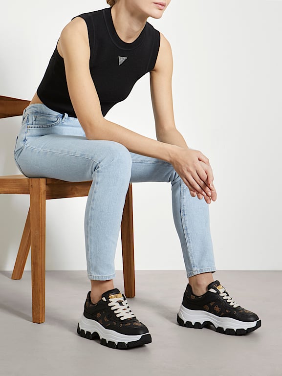 Basket guess montant femme shop