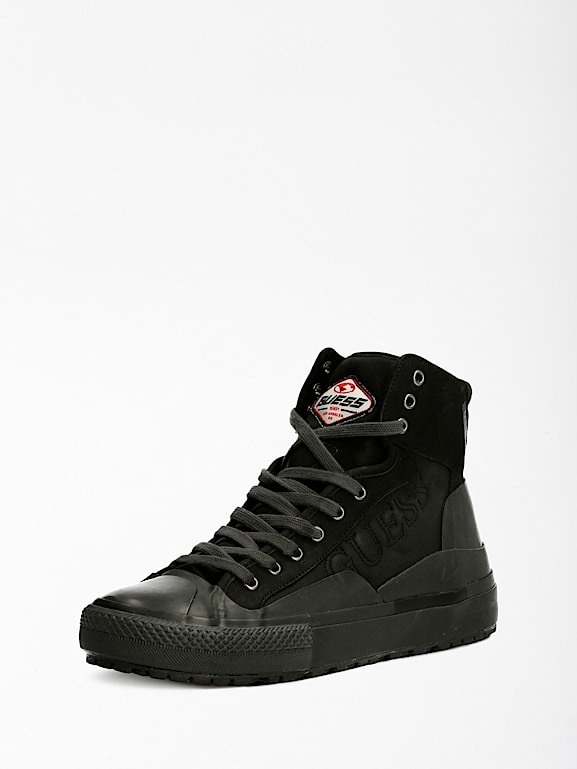 Guess hoge sneakers zwart best sale