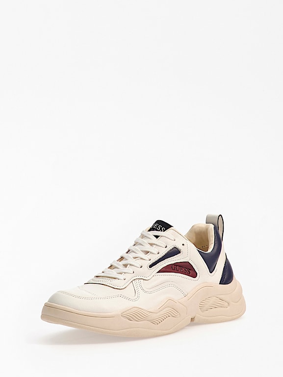 GUESS Leather Bassano running shoes