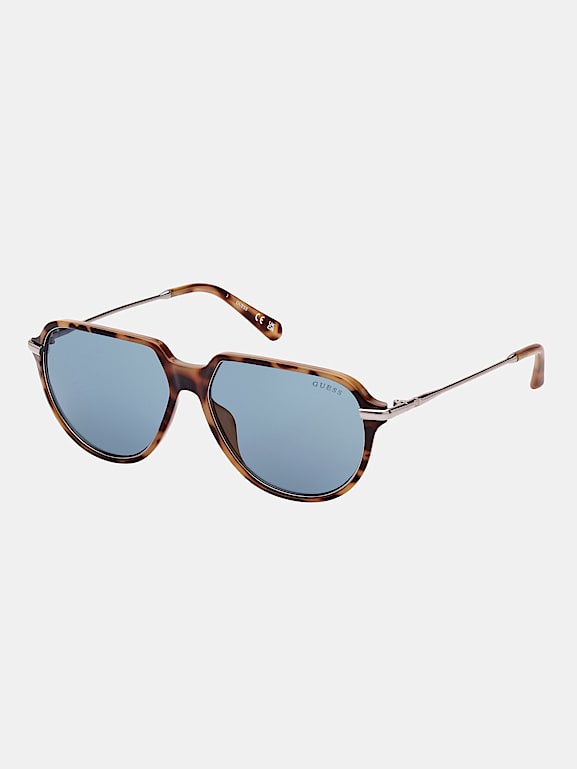 GUESS Lunettes de soleil mod le aviateur Homme