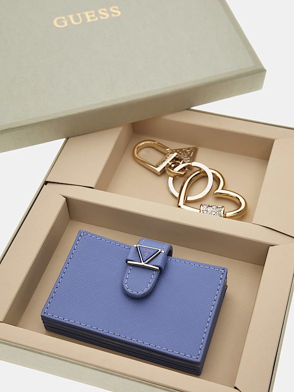 Guess keychain wallet clearance