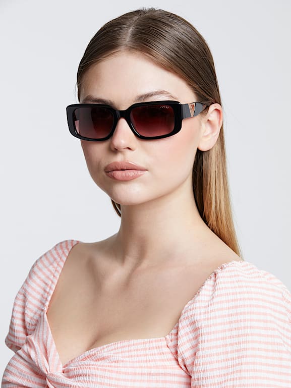 Guess rectangle sunglasses store