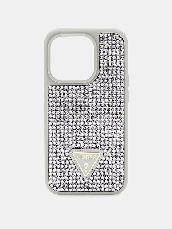 GUESS® Coque strass iPhone 15 Pro Femme