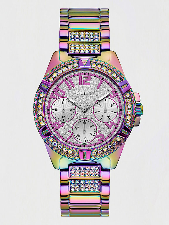 GUESS IRIDESCENT MULTIFUNCTION WATCH