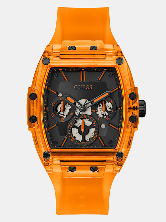 Silicone multi function watch GUESS Official Website