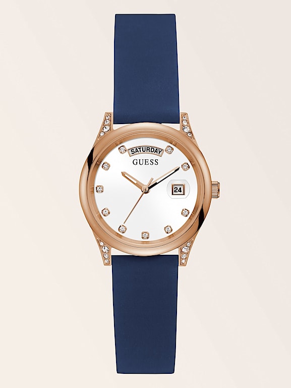 GUESS MONTRE AVEC DATEUR SILICONE Femme