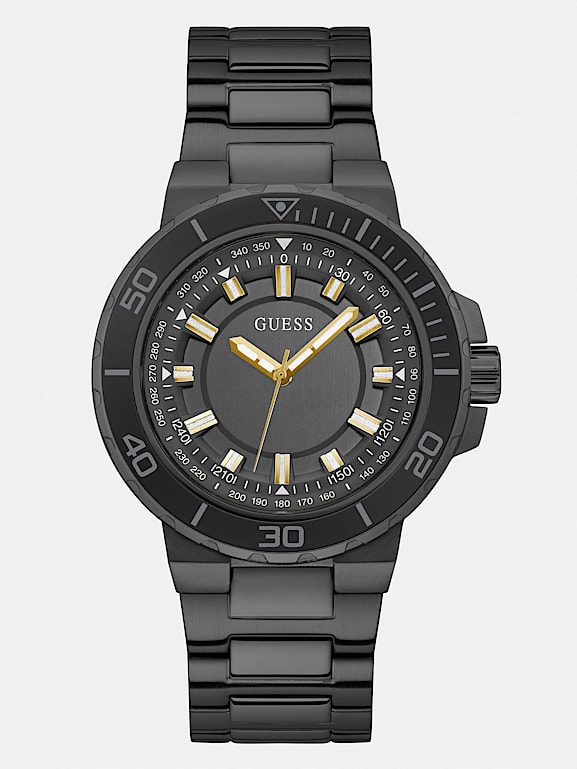 Stainless steel analogue watch Men GUESS Official Website