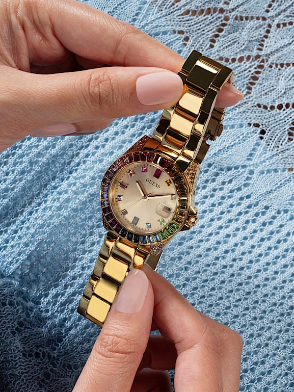 Crystal watch price sales