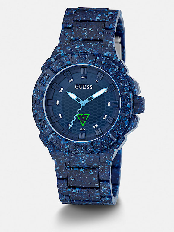 Guess blue watch women's sales
