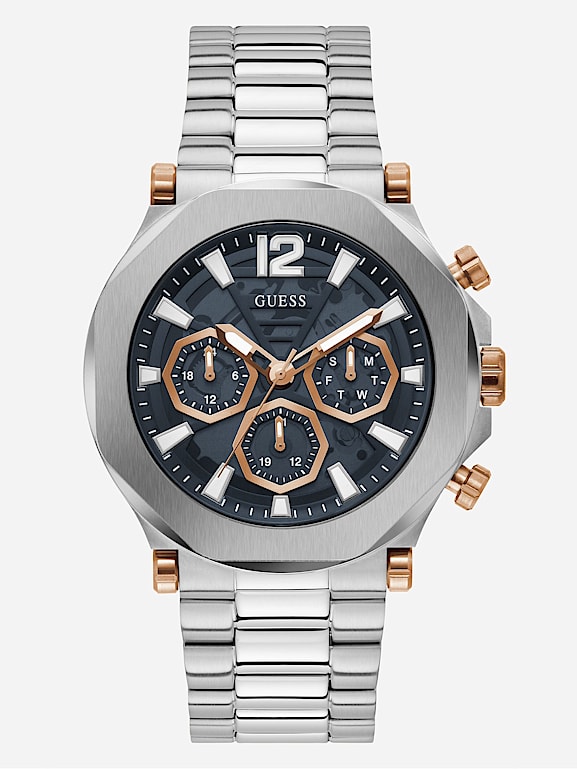 Orologio guess sale uomo acciaio