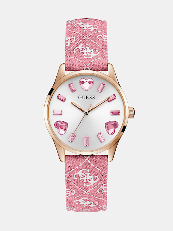 GUESS Analoog horloge met steentjes Dames