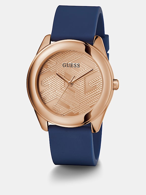 Guess blue ladies watch best sale