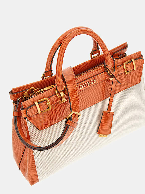GUESS Sac main Sestri effet croco