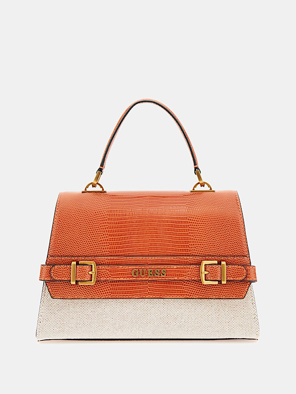 GUESS Sac main Sestri effet croco Femme
