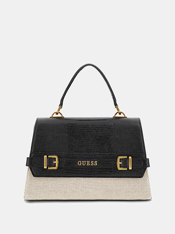 GUESS Sestri croc look handbag