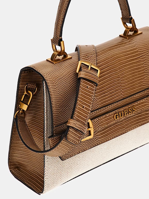 GUESS Sac main Sestri effet croco