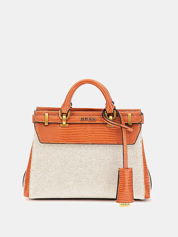 GUESS Mini sac main Sestri effet croco